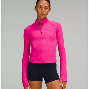 Sonic Pink Nulu Cropped Define Jacket